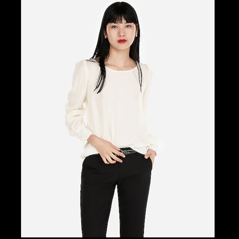 Express white top